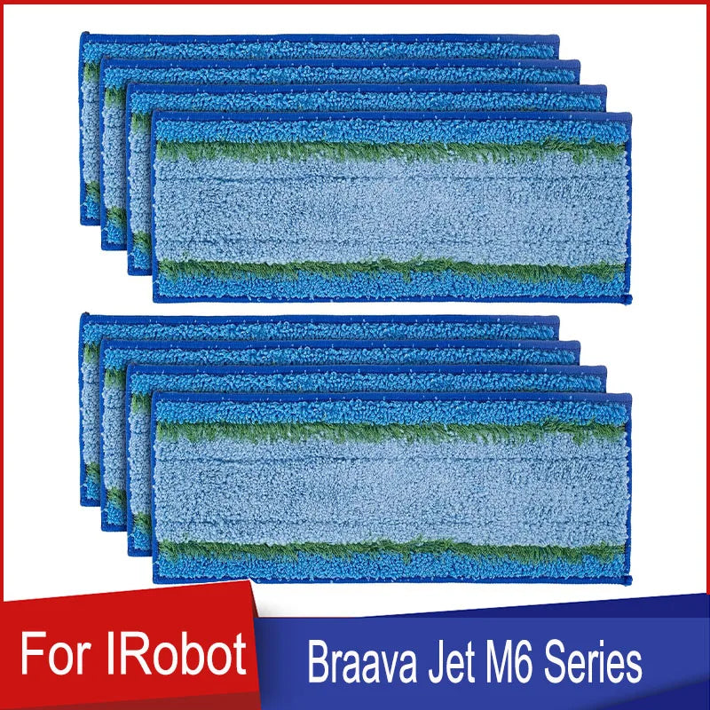 Upgraded Wet Mopping Pads for iRobot Braava Jet M6 Series (6110) (6012) (6112) (6113) Ultimate Robot Mops Accessories Parts