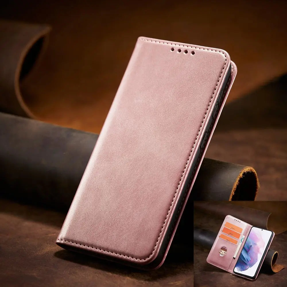 Redmi 13C 12C 10C 9C 9A Magnetic Phone Case for Xiaomi Redmi Note 13 12 11 10 9 8 Pro Plus 13R 12S 11S Cases Leather Flip Cover