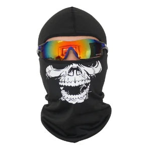 Halloween Skull Print Balaclava Cosplay Costume Ghost Full Face Bike Face Mask Outdoor Motorcycle Riding Men Hat Ski Caps