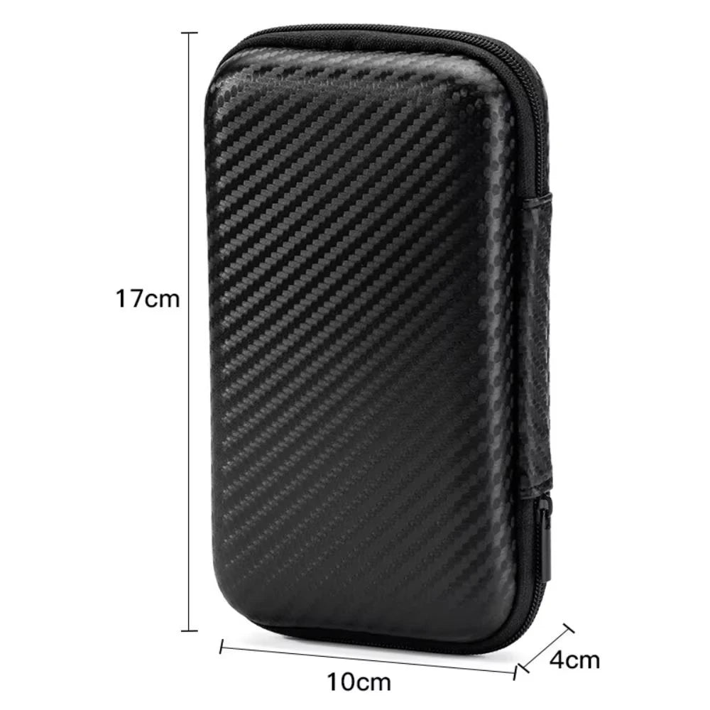 1/2Pcs Portable Eva Storage Bag Zipper Pouch Mobile Hard Disk Bag U Disk Data Cable Storage Mobile Phone Charger Protection Bag