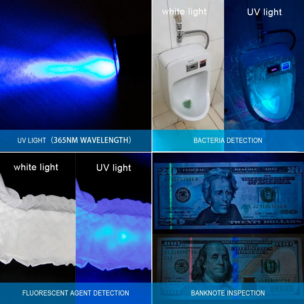 Trustfire Minix Mini EDC Flashlight Keychain 320LM 365nm Uv Lamp Red Light TypeC USB Rechargeable Colourful Gift 2Mode Led Torch