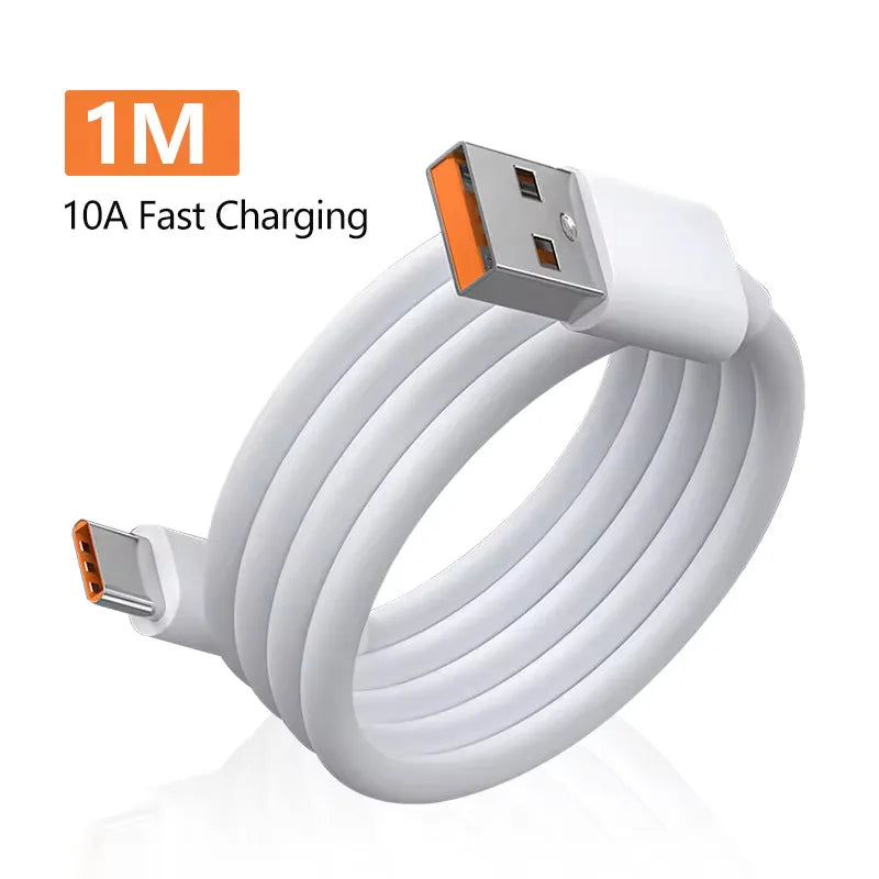 120W 4 Port USB Type C Charger Fast Charging Data Cable USB Phone Charger Power Adapter Quick Charge 3.0 EU US Plug Wall Charger