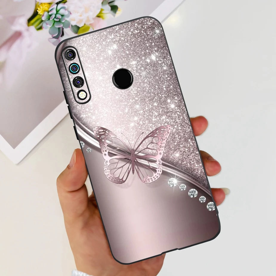 For Tecno Camon 12 Case Spark 4 KC8 Cute Cartoon Cover Soft Silicone Phone Case For Tecno Spark 4 Camon12 CC7S Back Cover Bumper