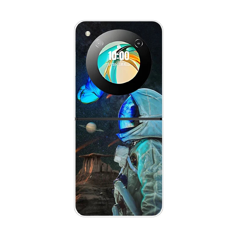 For ZTE Nubia Flip Flip2 Case Luxury Fashion Cover Transparent PC Hard Phone Case For ZTE Libero Flip Shockproof Bumper Shell