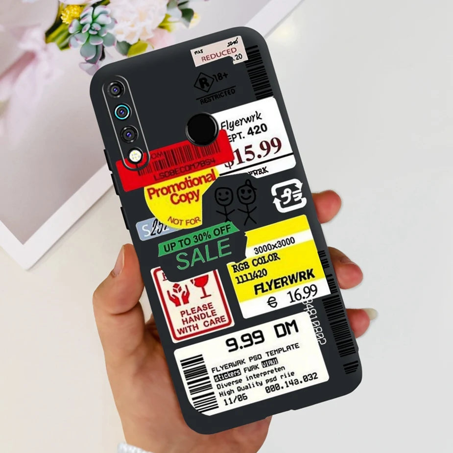 For Tecno Camon 12 Case Spark 4 KC8 Cute Cartoon Cover Soft Silicone Phone Case For Tecno Spark 4 Camon12 CC7S Back Cover Bumper