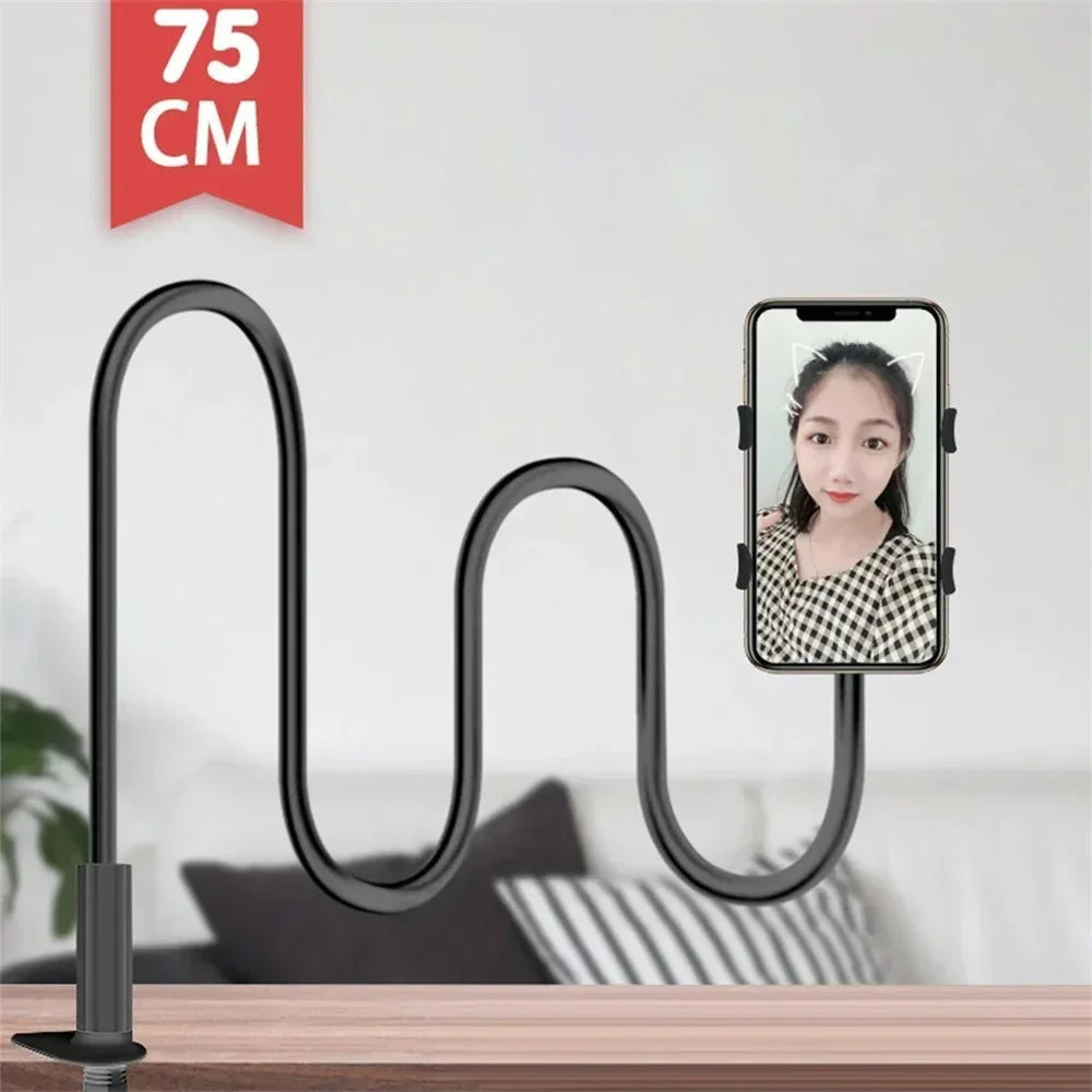 360° Adjustable Mobile Phone Holder Universal Flexible Clip Stand Smartphone Holder Lazy Holder Bed Desktop Bracket Mount Stand