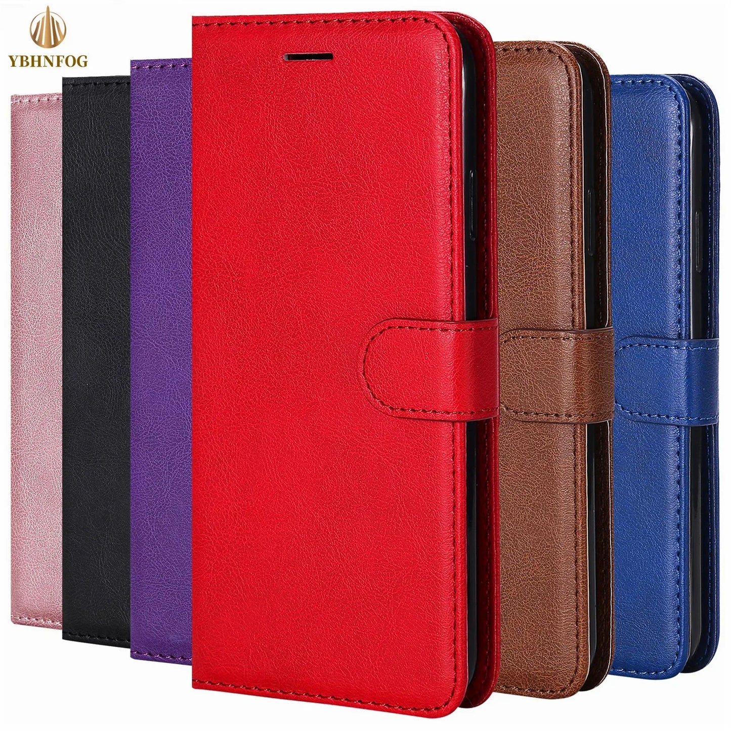 Leather Wallet Phone Case For Huawei Honor 30 50 70 90 Pro Honor 100 200 300 Pro 400 Lite Holder Card Slots Flip Stand Cover Bag