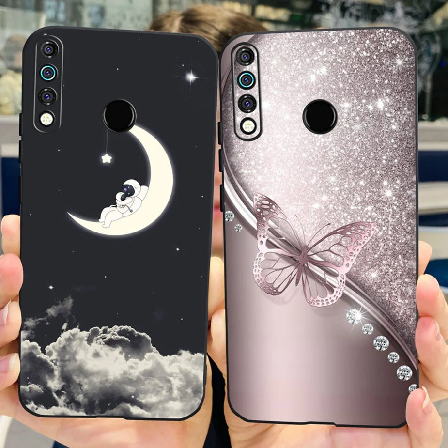 For Tecno Camon 12 Case Spark 4 KC8 Cute Cartoon Cover Soft Silicone Phone Case For Tecno Spark 4 Camon12 CC7S Back Cover Bumper