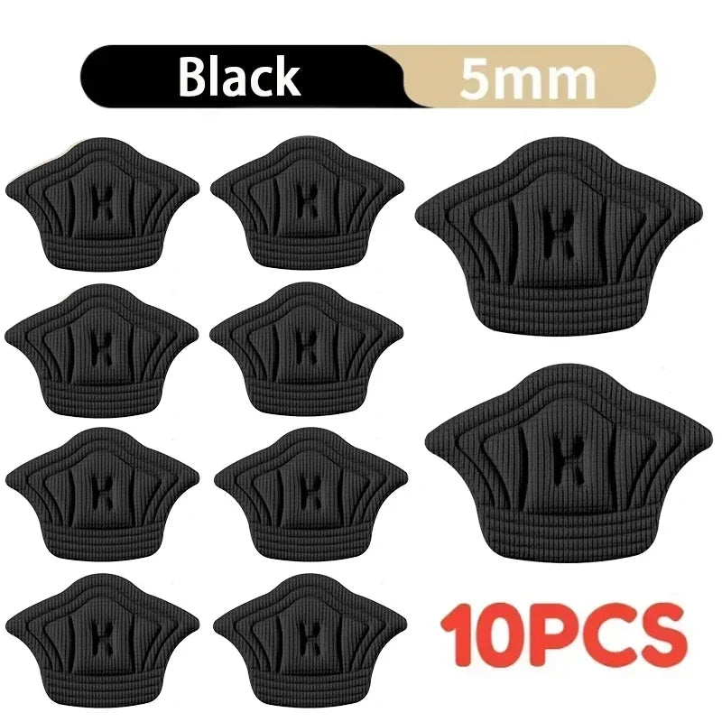 5Pairs Insoles For Shoes Patch Heel Pads For Sport Shoes Adjustable Size Feet Pad Insole Heel Protector Back Sticker Shoe Pad