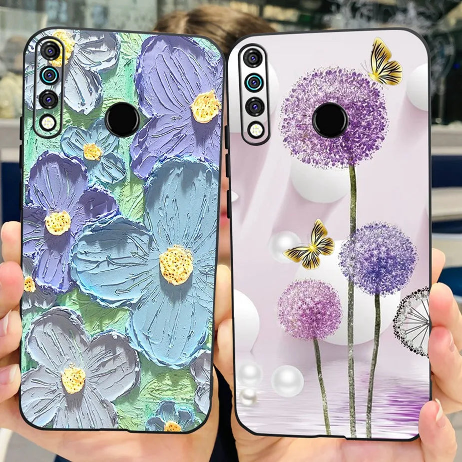 For Tecno Camon 12 Case Spark 4 KC8 Cute Cartoon Cover Soft Silicone Phone Case For Tecno Spark 4 Camon12 CC7S Back Cover Bumper