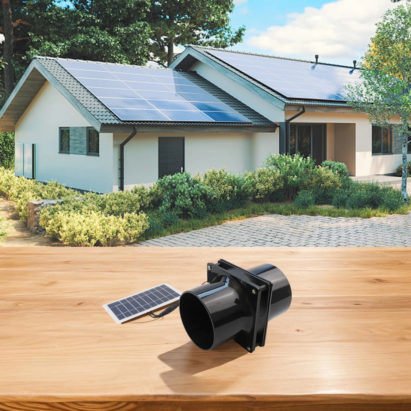 12V Solar Ventilation Fan 12V Ventilation Fan Generator Efficient Airflow Quick Installation Robust ABS Material