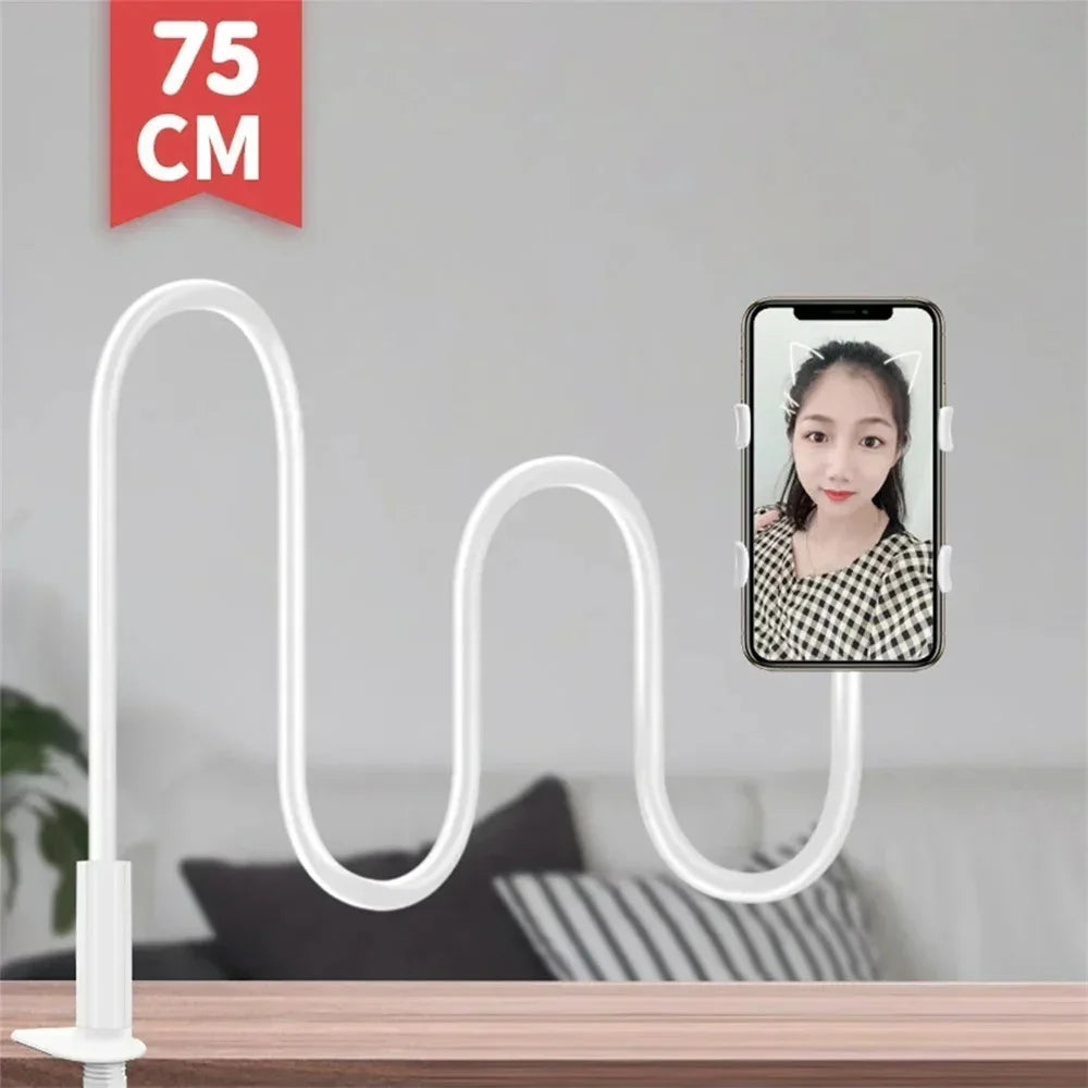 360° Adjustable Mobile Phone Holder Universal Flexible Clip Stand Smartphone Holder Lazy Holder Bed Desktop Bracket Mount Stand
