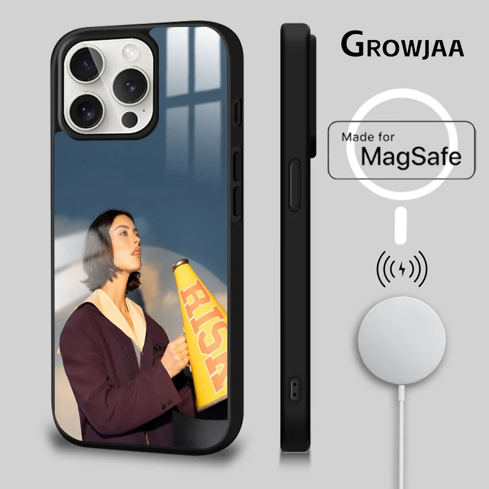 G-Gracie Abrams Singer Phone Case For iPhone 16 15 14 13 12 11 Pro Max Plus Mini Magsafe Mirror Wireless Magnetic Cover