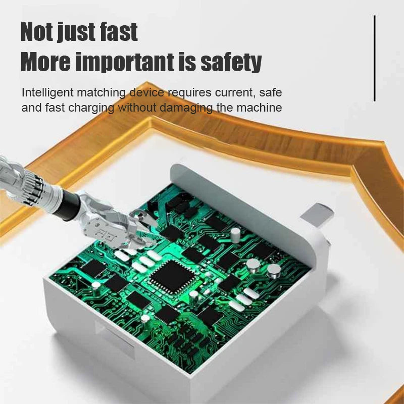 PD 33W Charger Supervooc Fast Charging Phone Charger For Xiaomi OPPO OnePlus realme USB Turbo Quick Charge Adapter Type C Cable