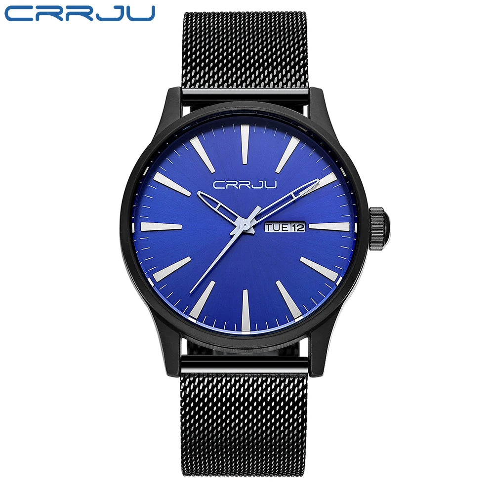 CURREN Fashion Mens Stainless Steel Watches Luxury Men Sports Quartz Wrist Watch Male Business Casual Watch relogio masculino