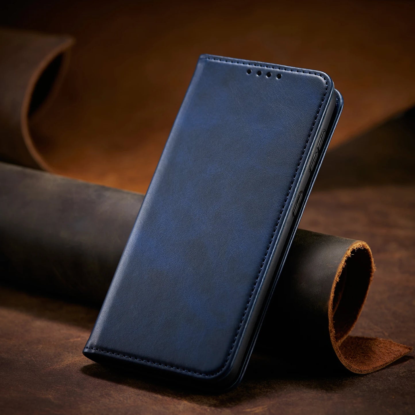 Redmi 13C 12C 10C 9C 9A Magnetic Phone Case for Xiaomi Redmi Note 13 12 11 10 9 8 Pro Plus 13R 12S 11S Cases Leather Flip Cover
