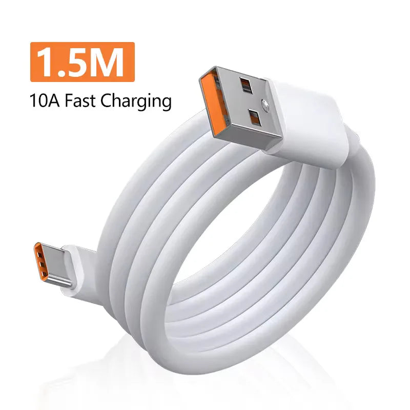 120W 4 Port USB Type C Charger Fast Charging Data Cable USB Phone Charger Power Adapter Quick Charge 3.0 EU US Plug Wall Charger