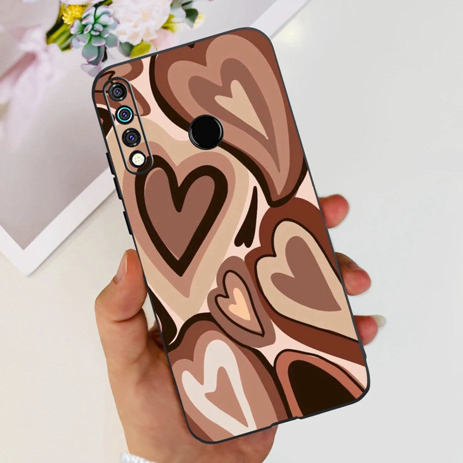 For Tecno Camon 12 Case Spark 4 KC8 Cute Cartoon Cover Soft Silicone Phone Case For Tecno Spark 4 Camon12 CC7S Back Cover Bumper