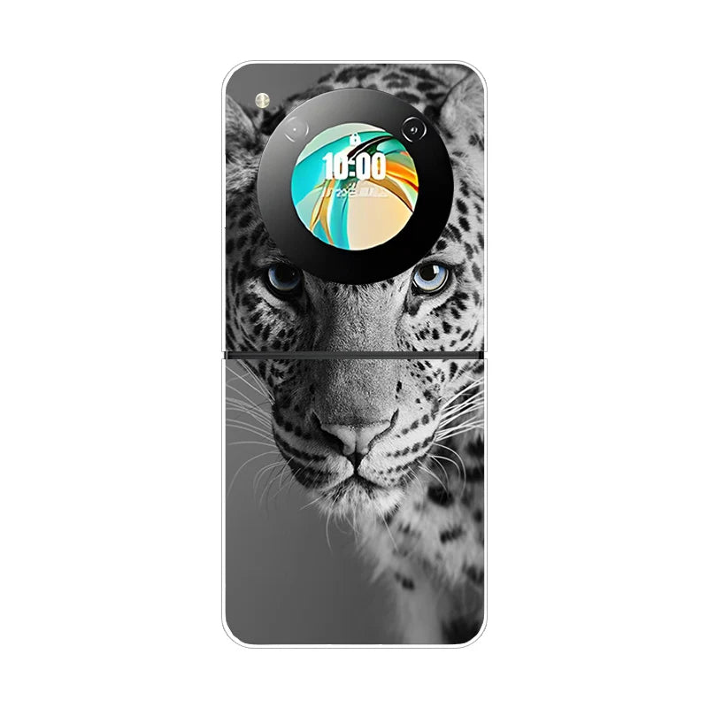 For ZTE Nubia Flip Flip2 Case Luxury Fashion Cover Transparent PC Hard Phone Case For ZTE Libero Flip Shockproof Bumper Shell