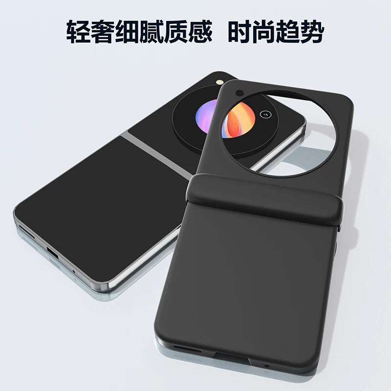 Case for ZTE Libero Flip Nubia Flip Macaron Hinge Skin Feel Shockproof Hard Mobile Phone Case Cover