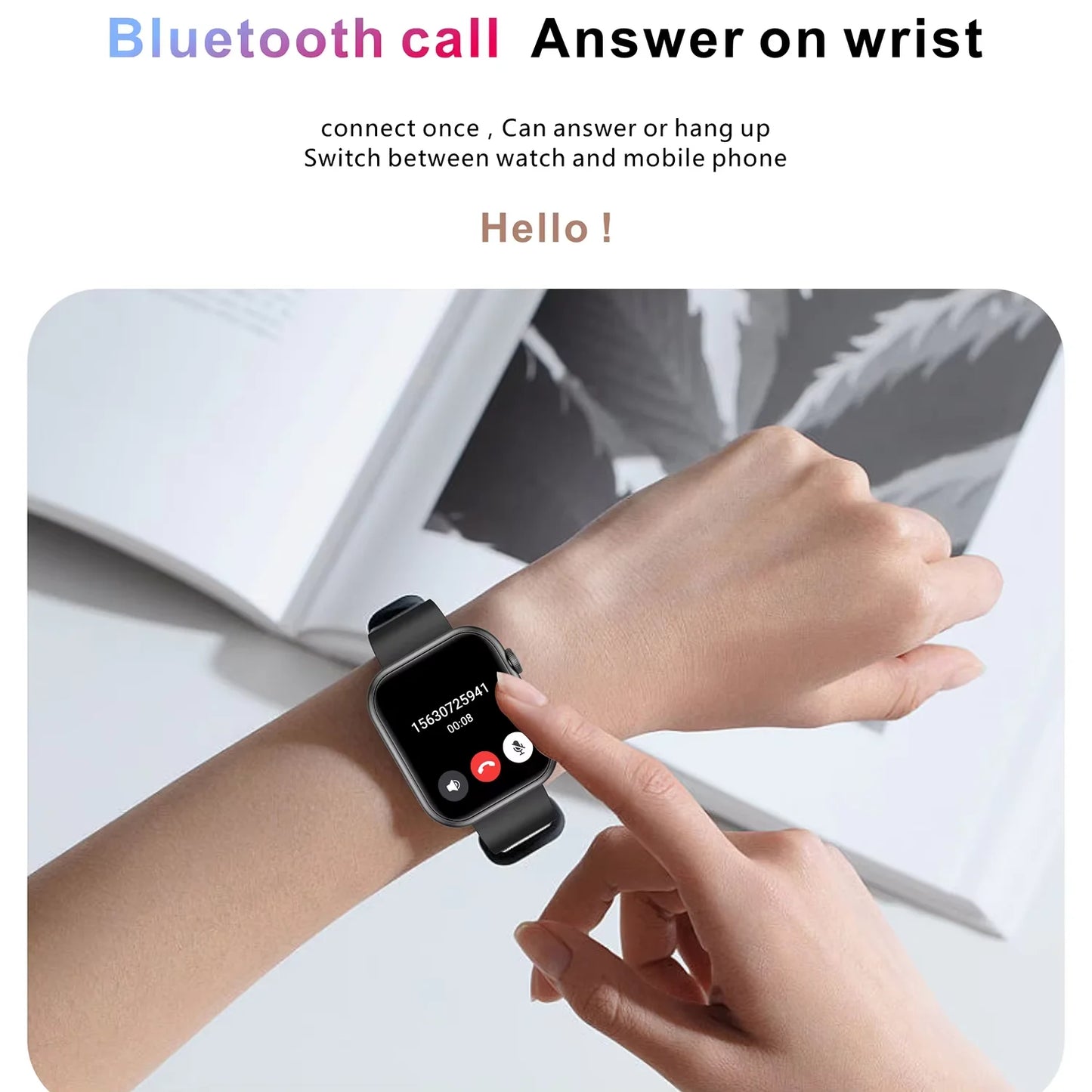 for iPhone 15 Pro Max 14 15 Plus 13 12 Smart Watch Blood Pressure Waterproof Smartwatch Heart Rate Monitor Fitness Sport Watches