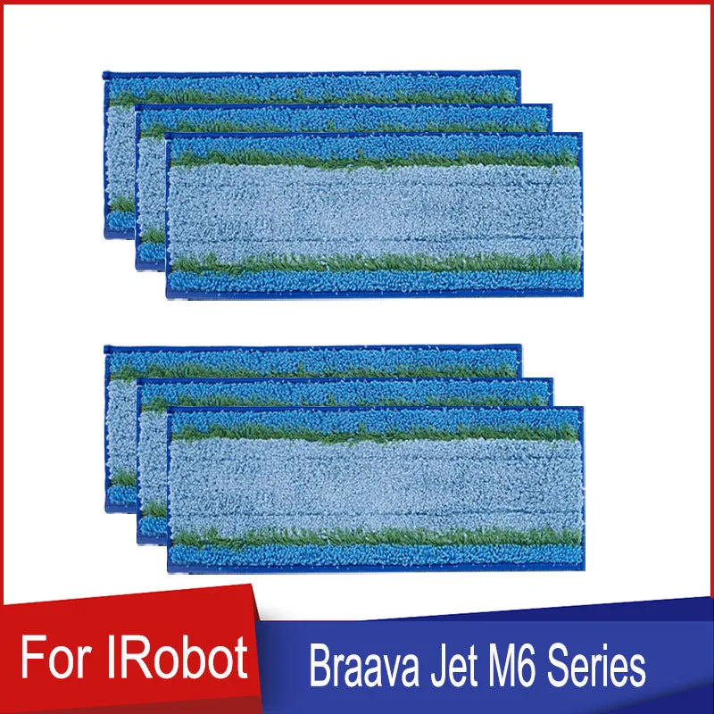 Upgraded Wet Mopping Pads for iRobot Braava Jet M6 Series (6110) (6012) (6112) (6113) Ultimate Robot Mops Accessories Parts