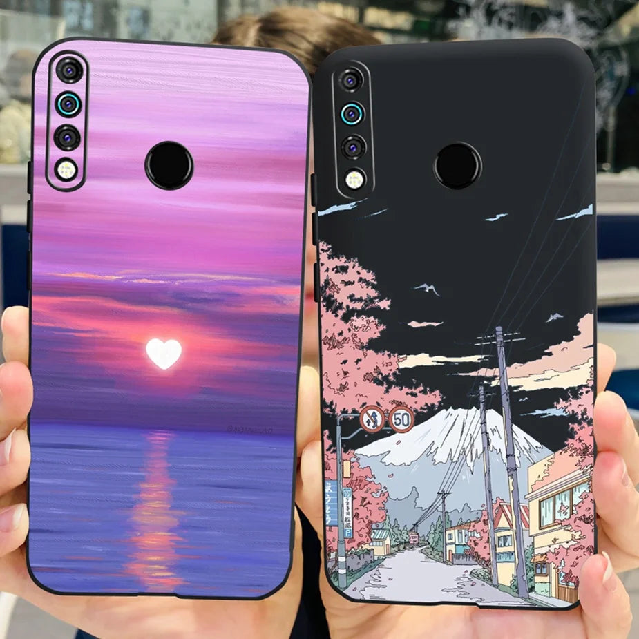 For Tecno Camon 12 Case Spark 4 KC8 Cute Cartoon Cover Soft Silicone Phone Case For Tecno Spark 4 Camon12 CC7S Back Cover Bumper