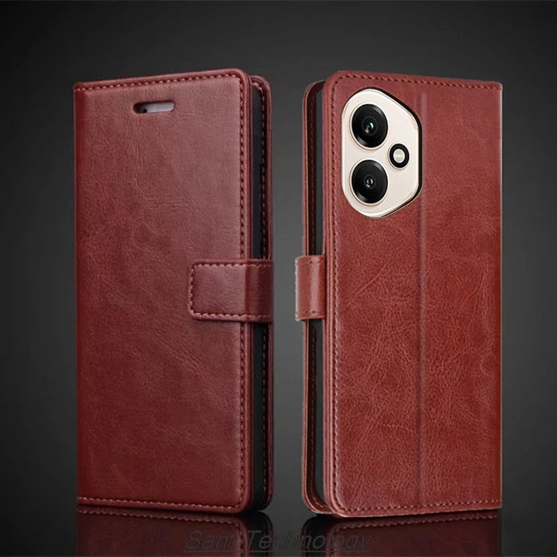 Card Holder Cover Case for Huawei Honor 400 Global DNY-NX9 6.55" Pu Leather Flip Cover Retro Wallet Phone Case Capa Fundas Coque