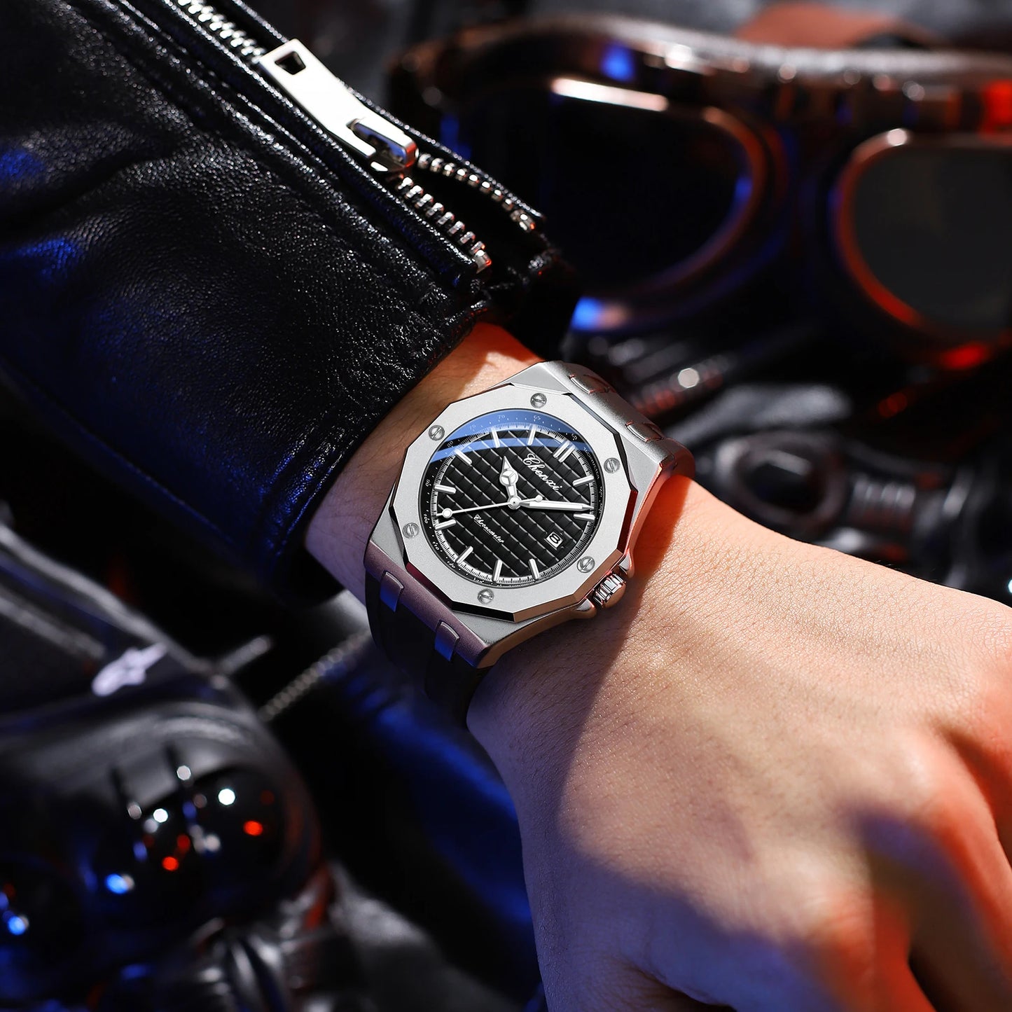 CHENXI 8268 New Fashionable Exquisite Dial Design Men's Quartz Watch Waterproof Calendar Night Light Men's Watch reloj hombre