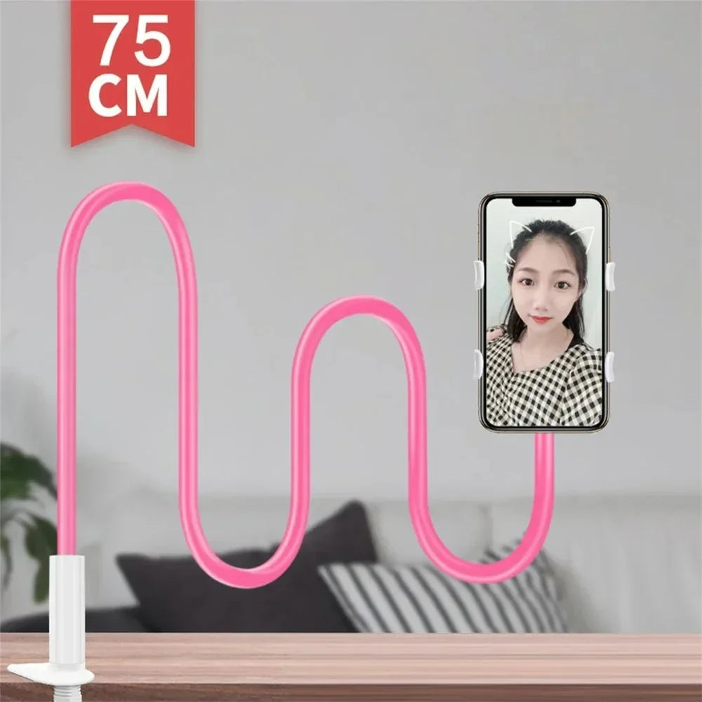 360° Adjustable Mobile Phone Holder Universal Flexible Clip Stand Smartphone Holder Lazy Holder Bed Desktop Bracket Mount Stand