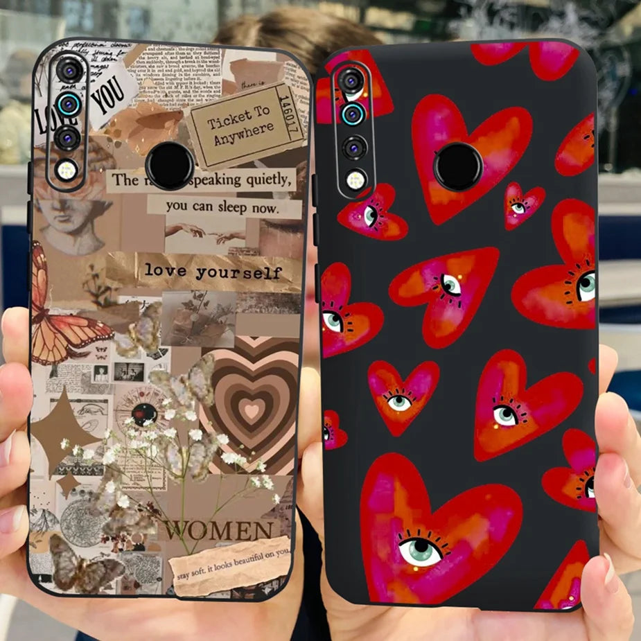 For Tecno Camon 12 Case Spark 4 KC8 Cute Cartoon Cover Soft Silicone Phone Case For Tecno Spark 4 Camon12 CC7S Back Cover Bumper