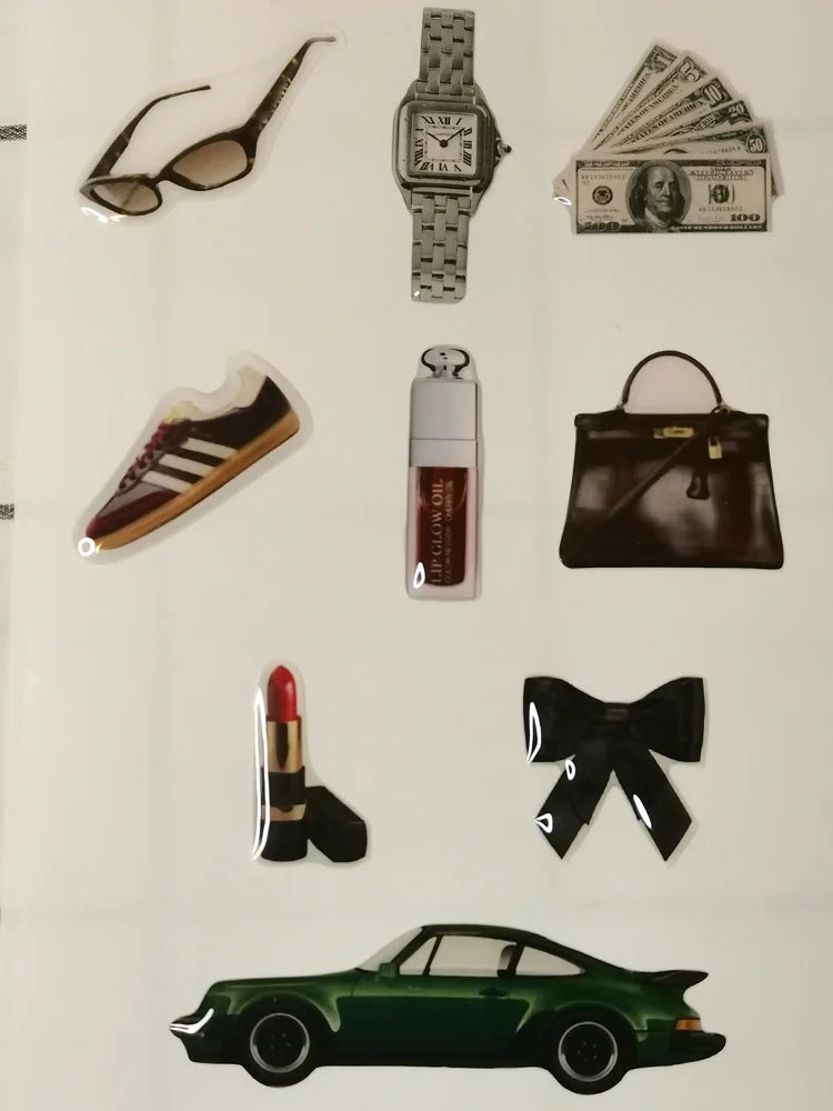 Fashion Decorative Stickers for Phone Case DIY Silicone Decal 3D Resin Decoration