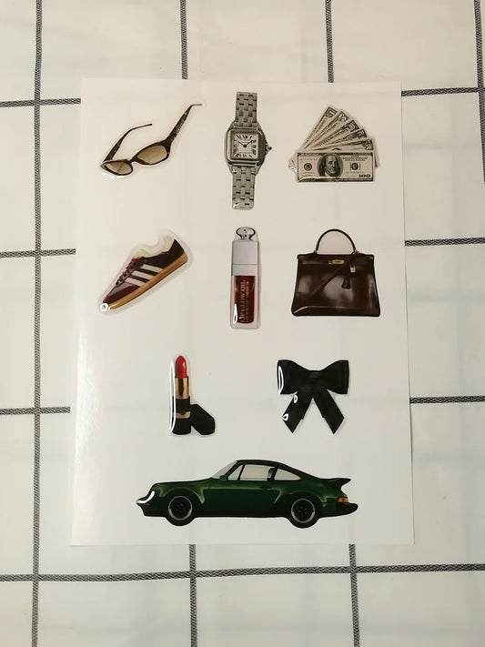 Fashion Decorative Stickers for Phone Case DIY Silicone Decal 3D Resin Decoration