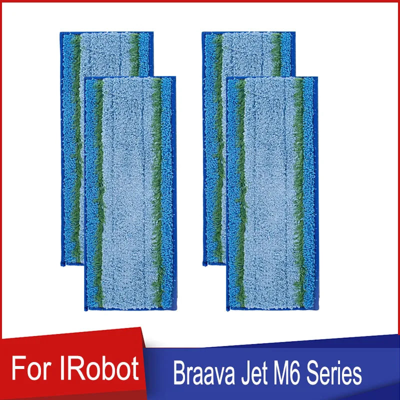 Upgraded Wet Mopping Pads for iRobot Braava Jet M6 Series (6110) (6012) (6112) (6113) Ultimate Robot Mops Accessories Parts
