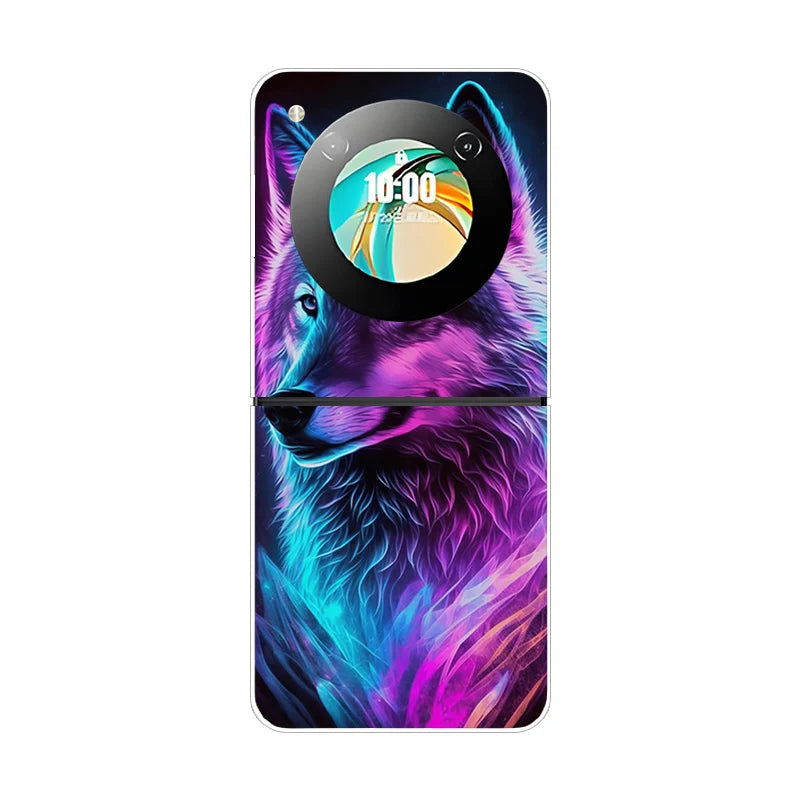 For ZTE Nubia Flip Flip2 Case Luxury Fashion Cover Transparent PC Hard Phone Case For ZTE Libero Flip Shockproof Bumper Shell