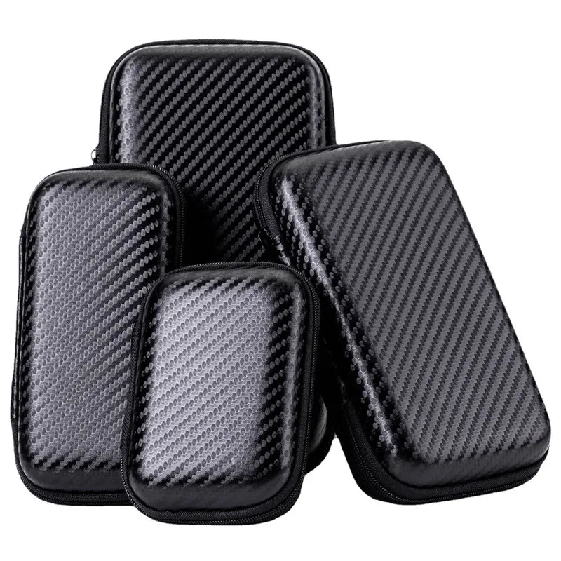 1/2Pcs Portable Eva Storage Bag Zipper Pouch Mobile Hard Disk Bag U Disk Data Cable Storage Mobile Phone Charger Protection Bag