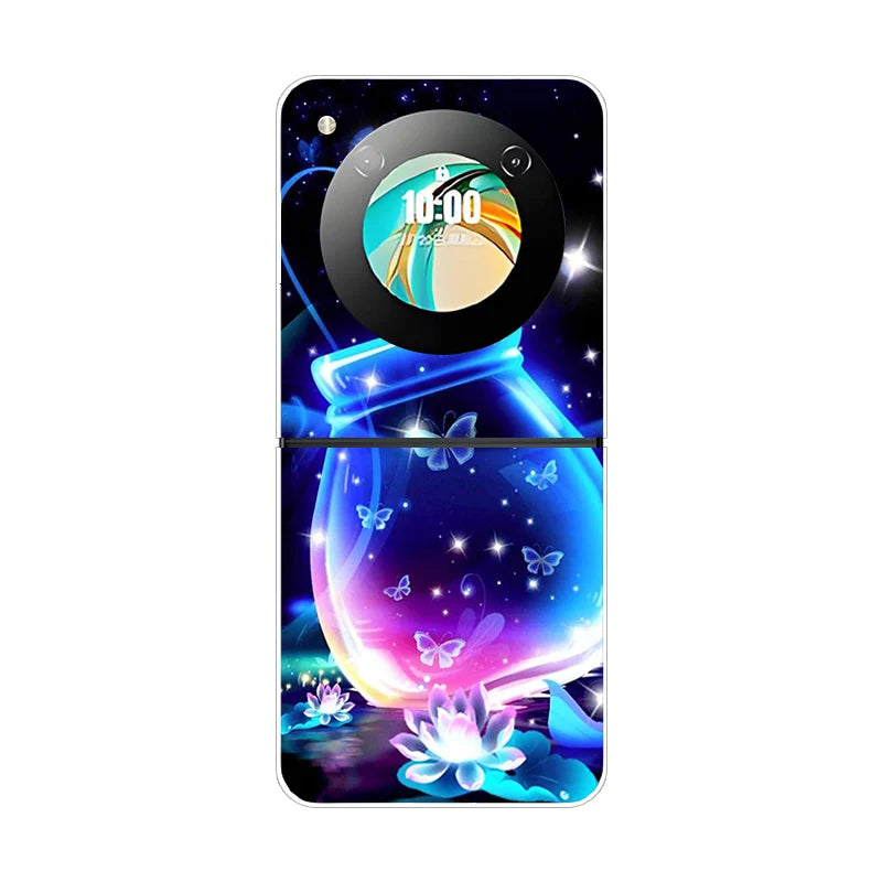 For ZTE Nubia Flip Flip2 Case Luxury Fashion Cover Transparent PC Hard Phone Case For ZTE Libero Flip Shockproof Bumper Shell