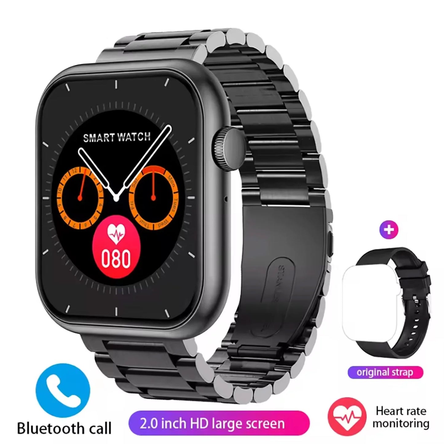for iPhone 15 Pro Max 14 15 Plus 13 12 Smart Watch Blood Pressure Waterproof Smartwatch Heart Rate Monitor Fitness Sport Watches