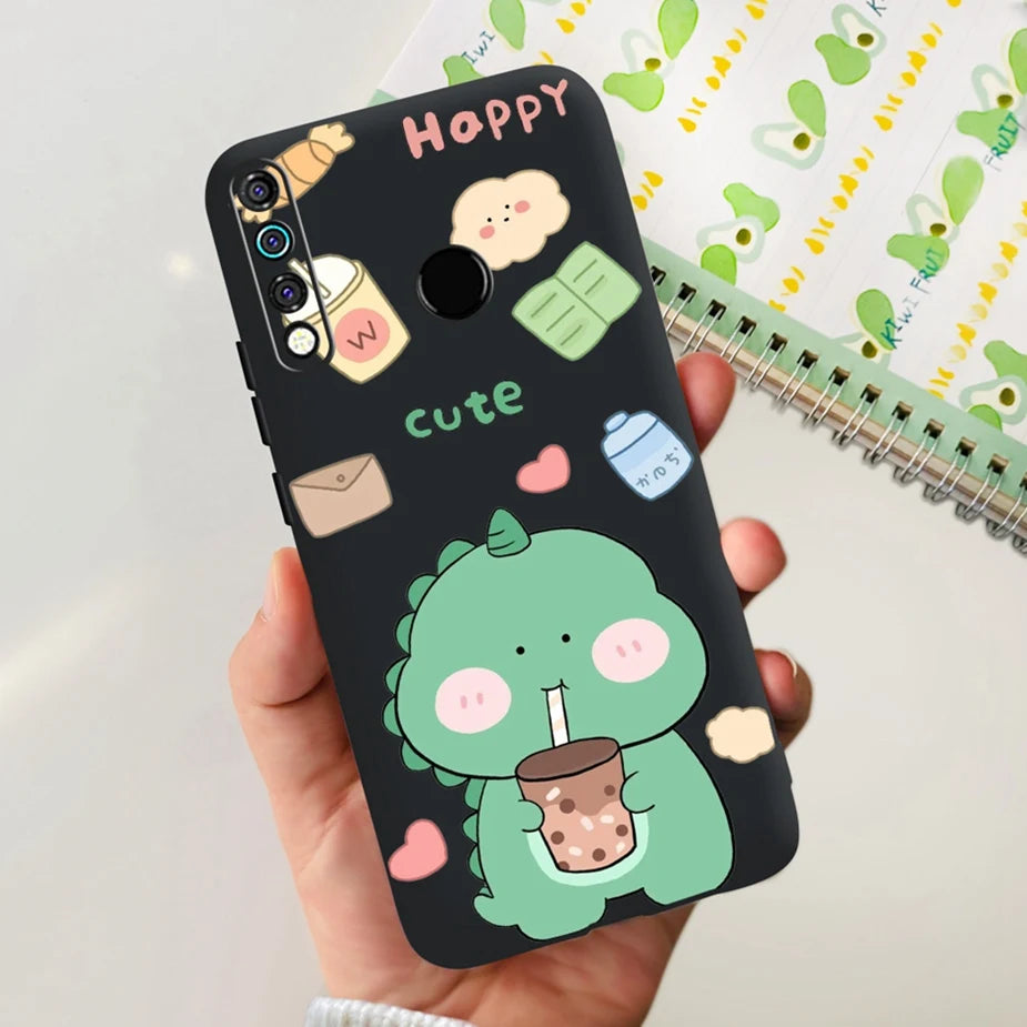 For Tecno Camon 12 Case Spark 4 KC8 Cute Cartoon Cover Soft Silicone Phone Case For Tecno Spark 4 Camon12 CC7S Back Cover Bumper