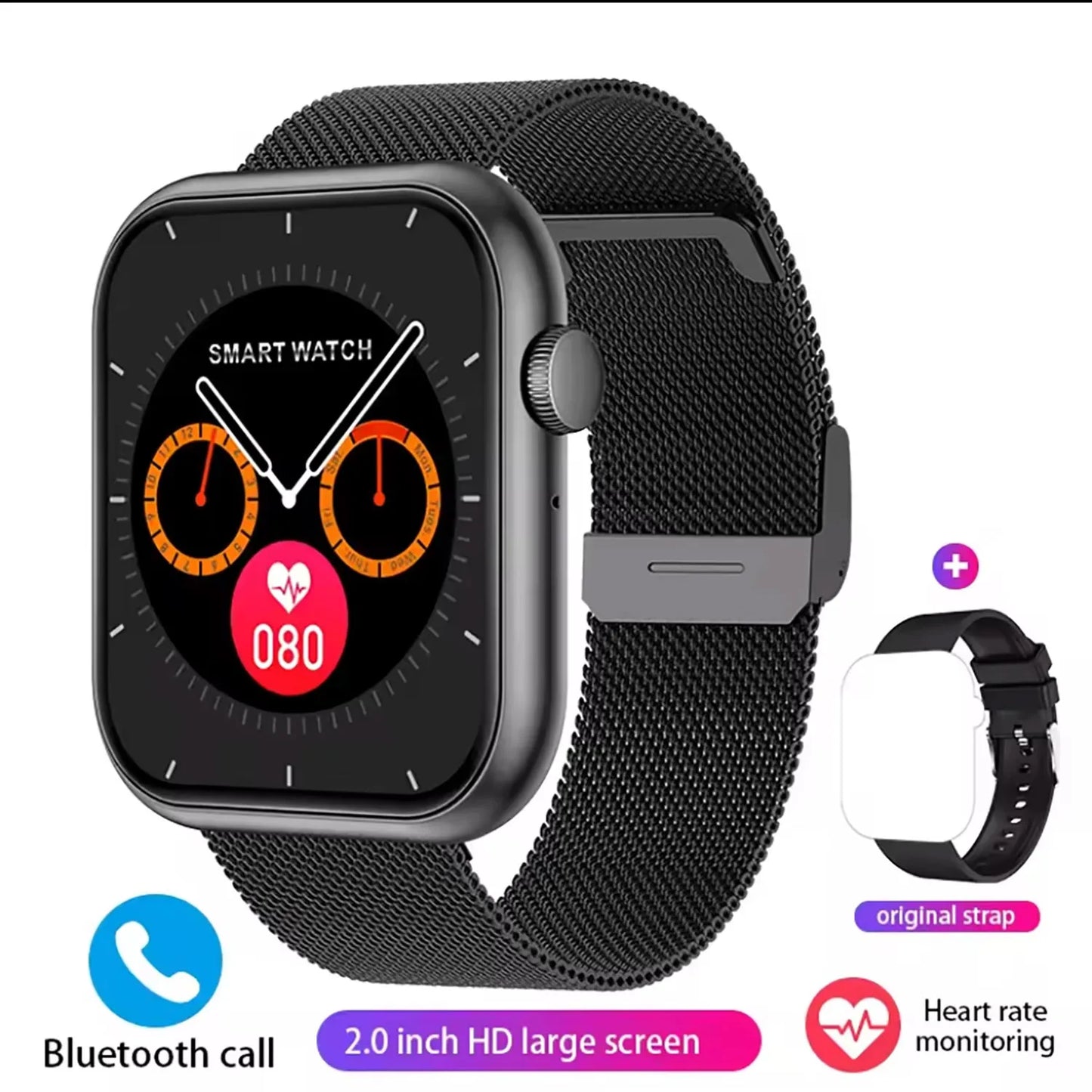 for iPhone 15 Pro Max 14 15 Plus 13 12 Smart Watch Blood Pressure Waterproof Smartwatch Heart Rate Monitor Fitness Sport Watches