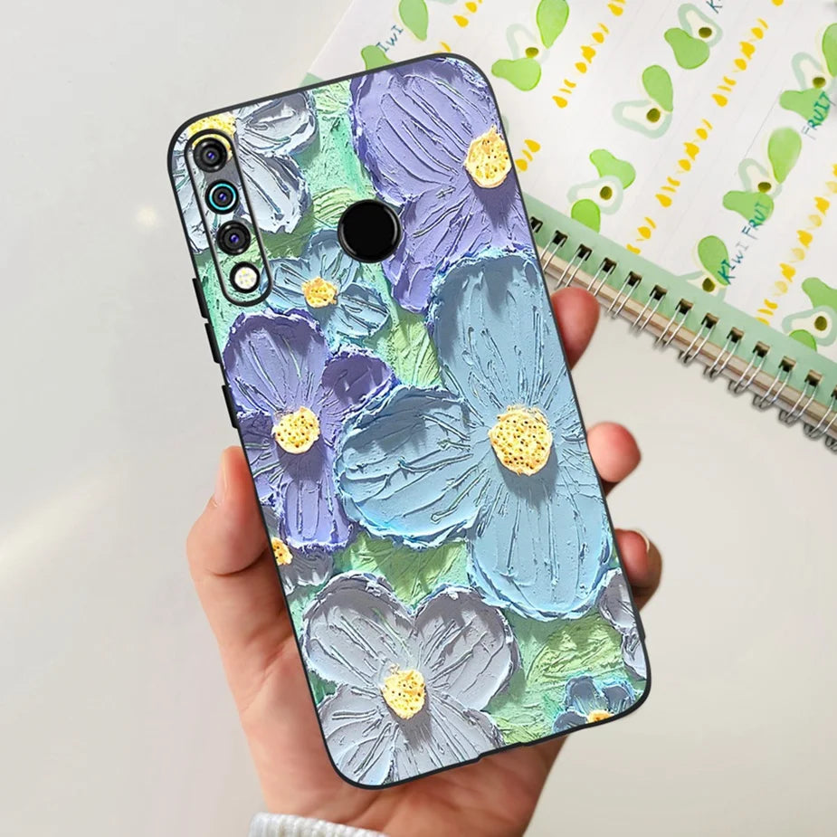 For Tecno Camon 12 Case Spark 4 KC8 Cute Cartoon Cover Soft Silicone Phone Case For Tecno Spark 4 Camon12 CC7S Back Cover Bumper