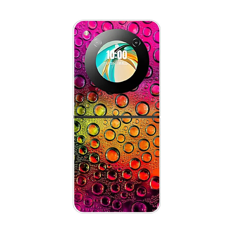 For ZTE Nubia Flip Flip2 Case Luxury Fashion Cover Transparent PC Hard Phone Case For ZTE Libero Flip Shockproof Bumper Shell