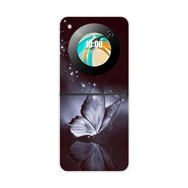 For ZTE Nubia Flip Flip2 Case Luxury Fashion Cover Transparent PC Hard Phone Case For ZTE Libero Flip Shockproof Bumper Shell