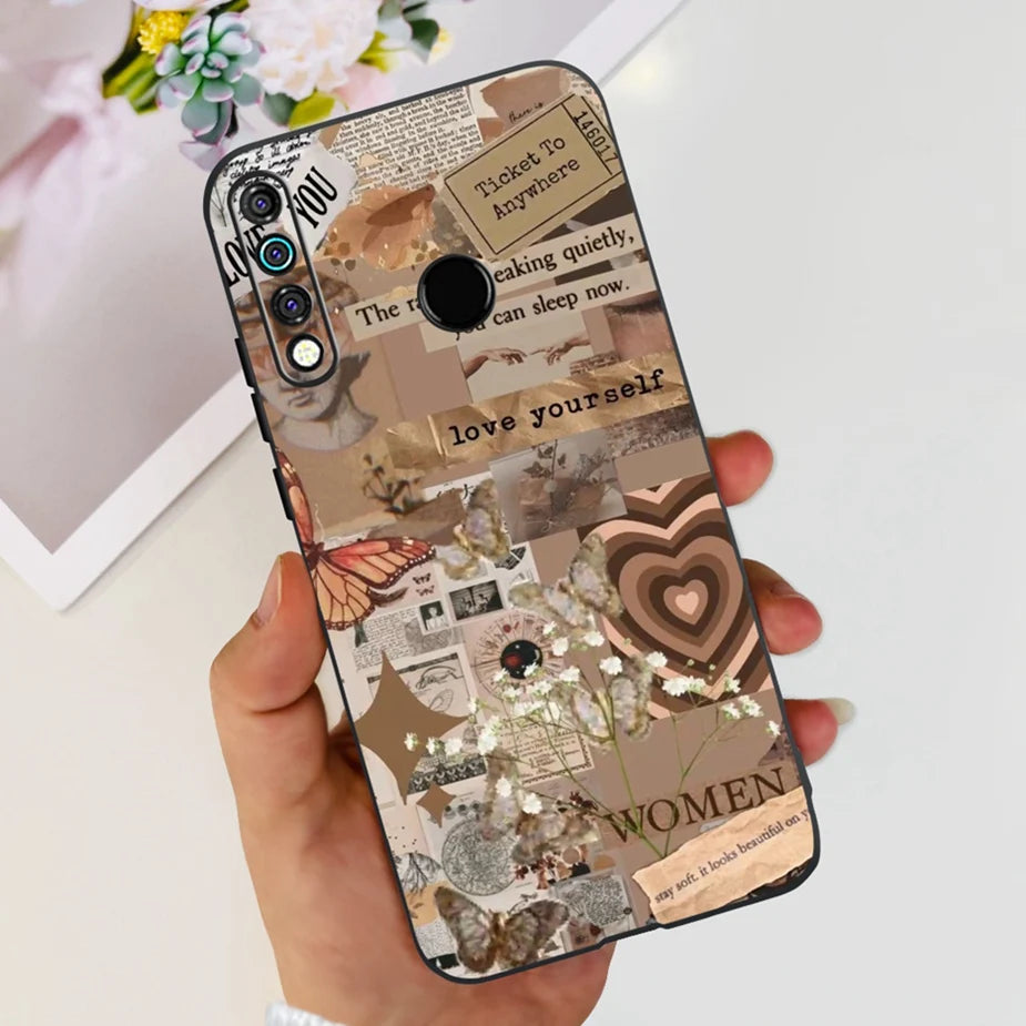 For Tecno Camon 12 Case Spark 4 KC8 Cute Cartoon Cover Soft Silicone Phone Case For Tecno Spark 4 Camon12 CC7S Back Cover Bumper