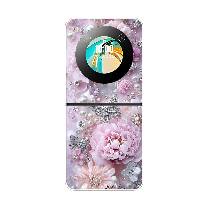 For ZTE Nubia Flip Flip2 Case Luxury Fashion Cover Transparent PC Hard Phone Case For ZTE Libero Flip Shockproof Bumper Shell