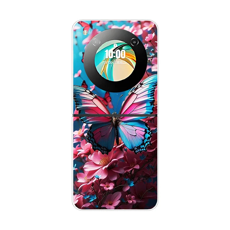 For ZTE Nubia Flip Flip2 Case Luxury Fashion Cover Transparent PC Hard Phone Case For ZTE Libero Flip Shockproof Bumper Shell