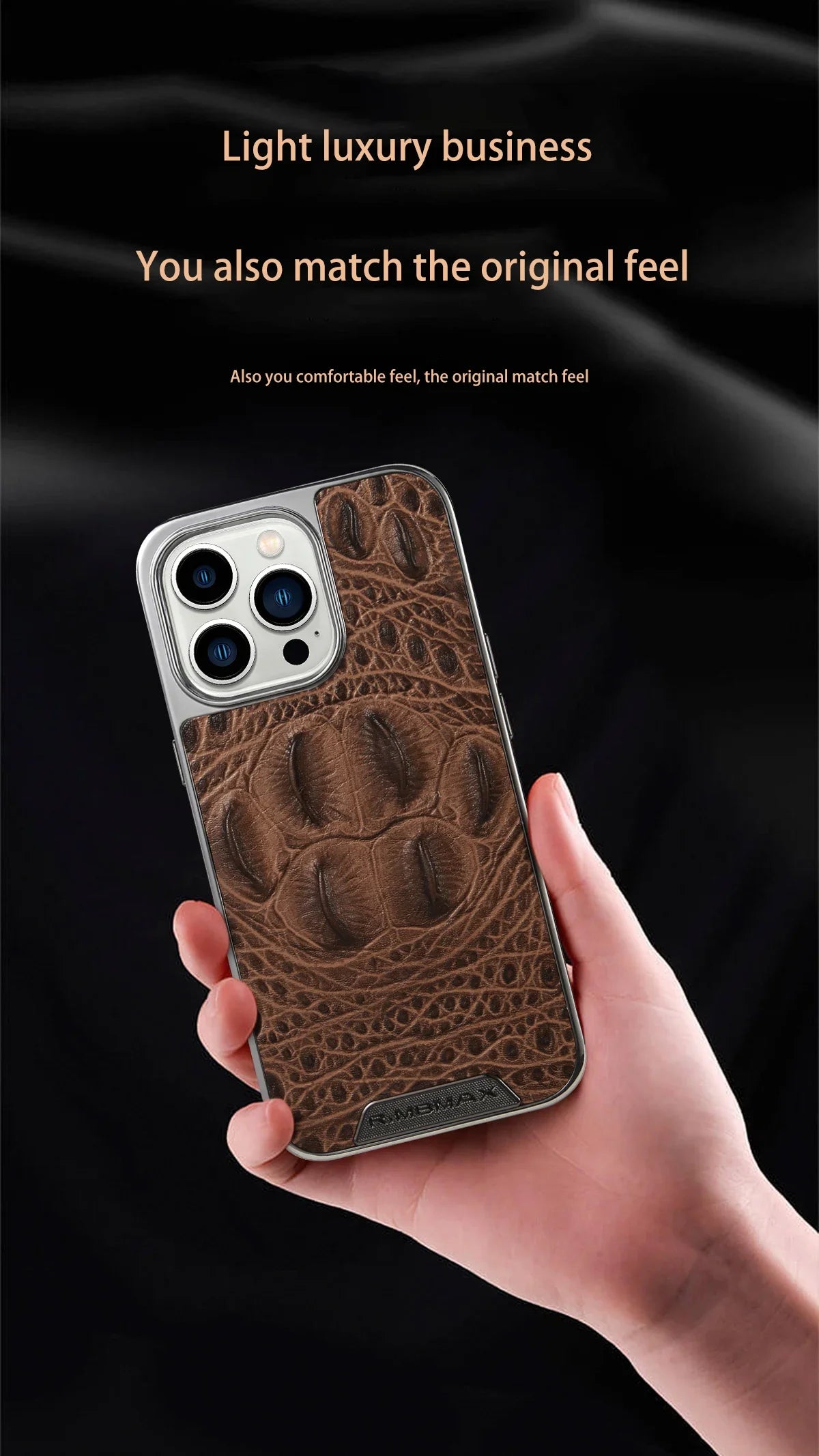 Crocodile Pattern Leather Cover For IPhone 16 13 14 15 Pro Max Luxury Anti-drop Leather Phone Case For IPhone16 13 14 15 ProMax